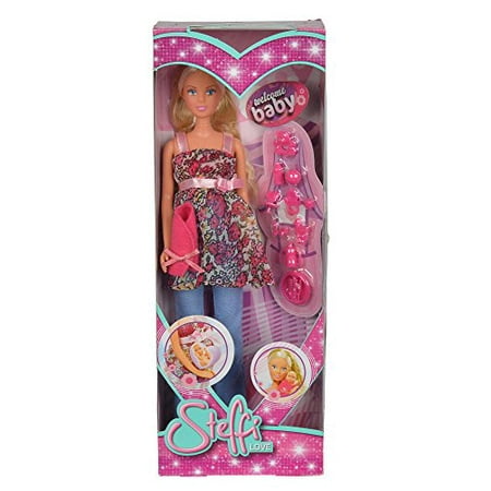 Steffi Love Welcome Baby Pregnant Doll 13 Accessories